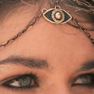 Pamela Love silver chain eye Headpiece~